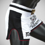 Fairtex BS1712 Vanorn Slim Cut Muay Thai Shorts White