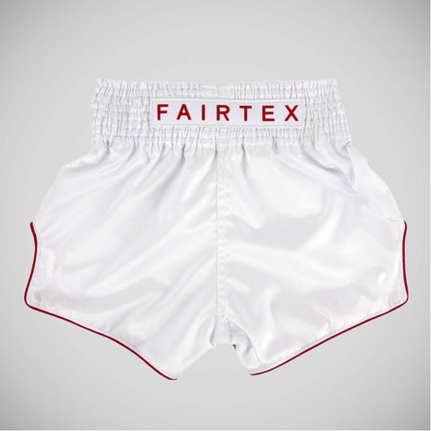 White Fairtex BS1908 Satoru Muay Thai Shorts