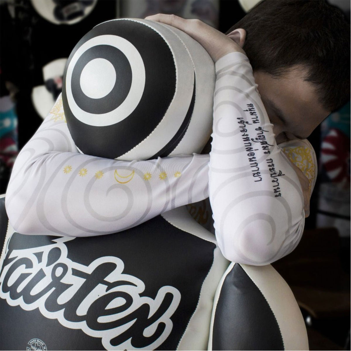 Fairtex RG7 Hanuman Rash Guard White