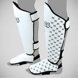 Fairtex SP5 Shin Guards Weiß weiß