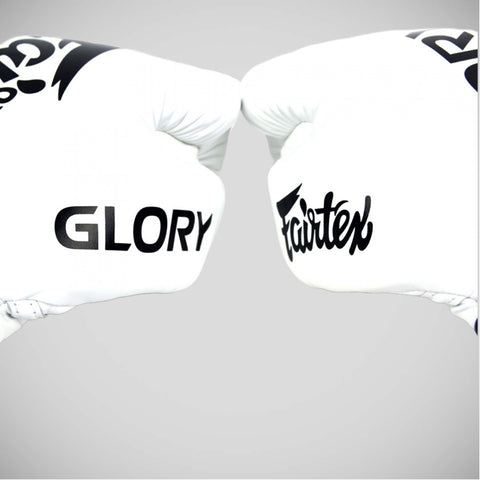 White Fairtex X Glory Boxing Gloves