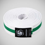 Bytomic Striped Polycotton Martial Arts Belt Pack von 10 Weiß/Grün