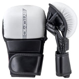 Guantes de combate de etiqueta roja bytómica MMA White/Grey/Negro
