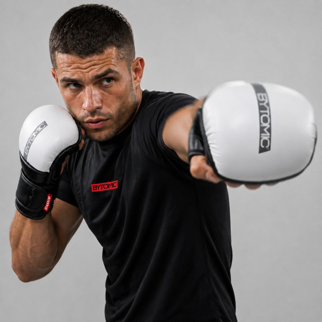 Bytomic Red Label MMA Sparring Gloves White/Grey/Black