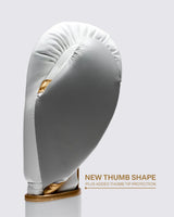 Fly Superloop Pro X 2 Boxing Gloves White/Grey/Gold