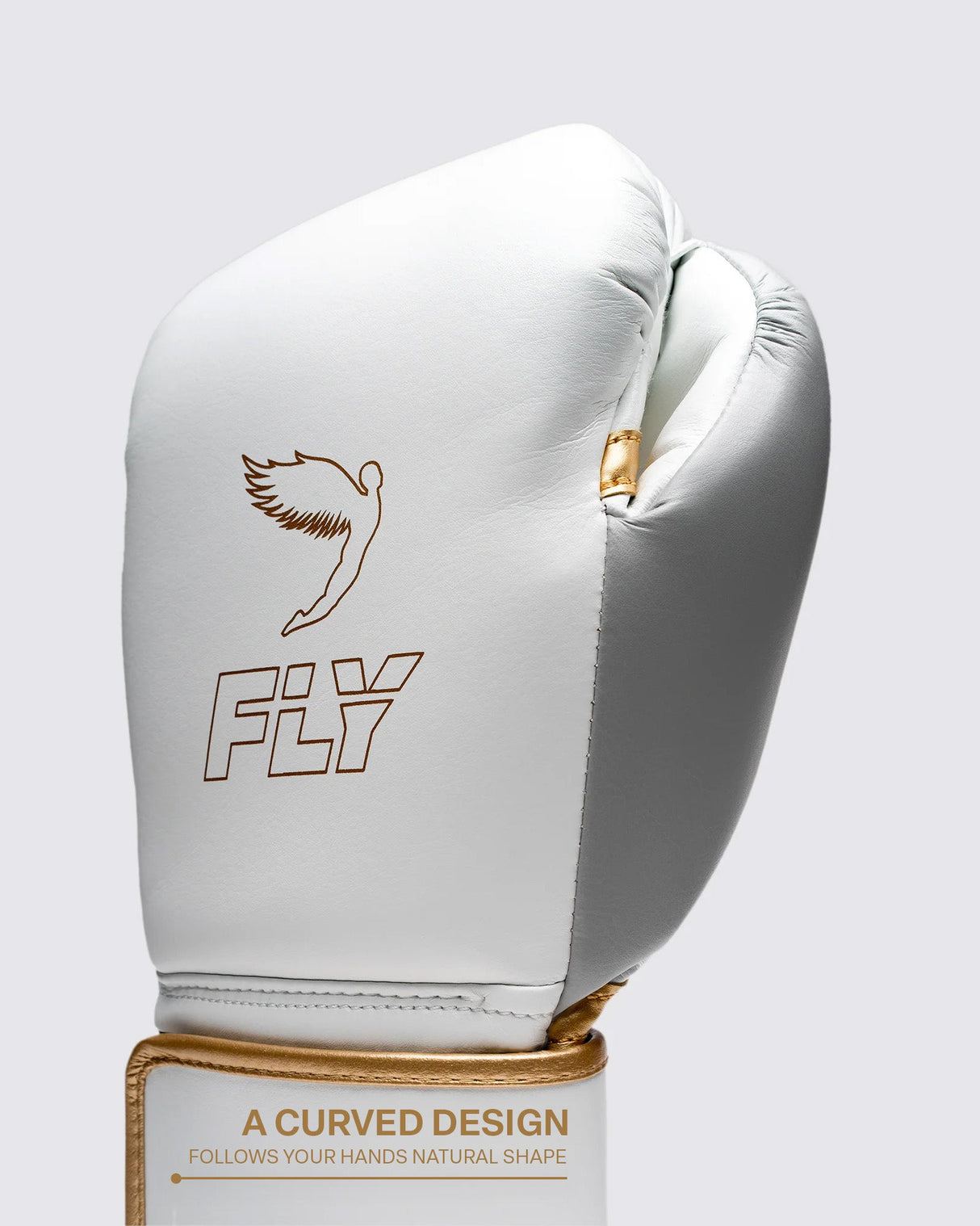 Fly Superloop Pro X 2 Boxing Gloves White/Grey/Gold
