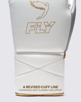 Fly Superlace Pro X 2 Boxing Gloves White/Grey/Gold