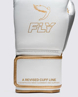Fly Superloop Pro X 2 Boxing Gloves White/Grey/Gold