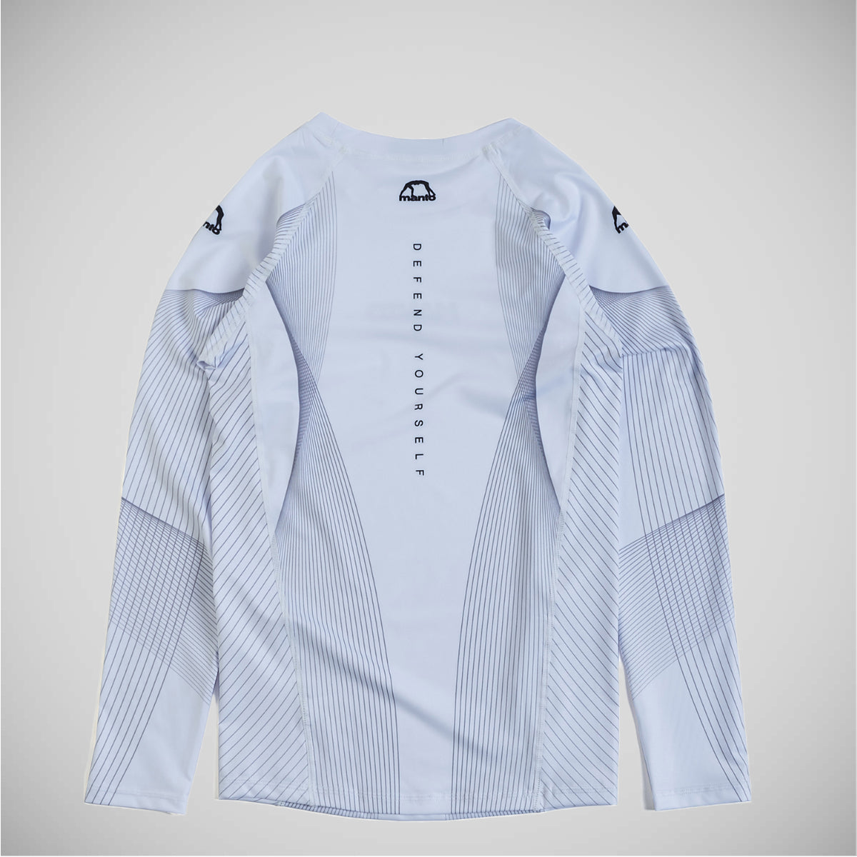 Flow Rider Rash Guard Manto Flow Long Sleeve Fresh Guard White von Made4 Fighters – Made4Fighters