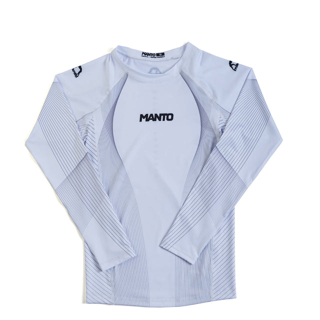 Manto Flow Long Sleeve Rash Guard White