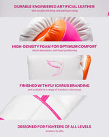 Fly Superloop Pro X 2 Boxing Gloves Knockout Pink/Orange