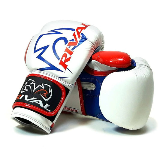 White/Red/Blue Rival RB7 Fitness Plus Bag Gloves