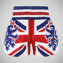 White/Red/Blue TUFF Sport MS666 King of Beasts Muay Thai Shorts