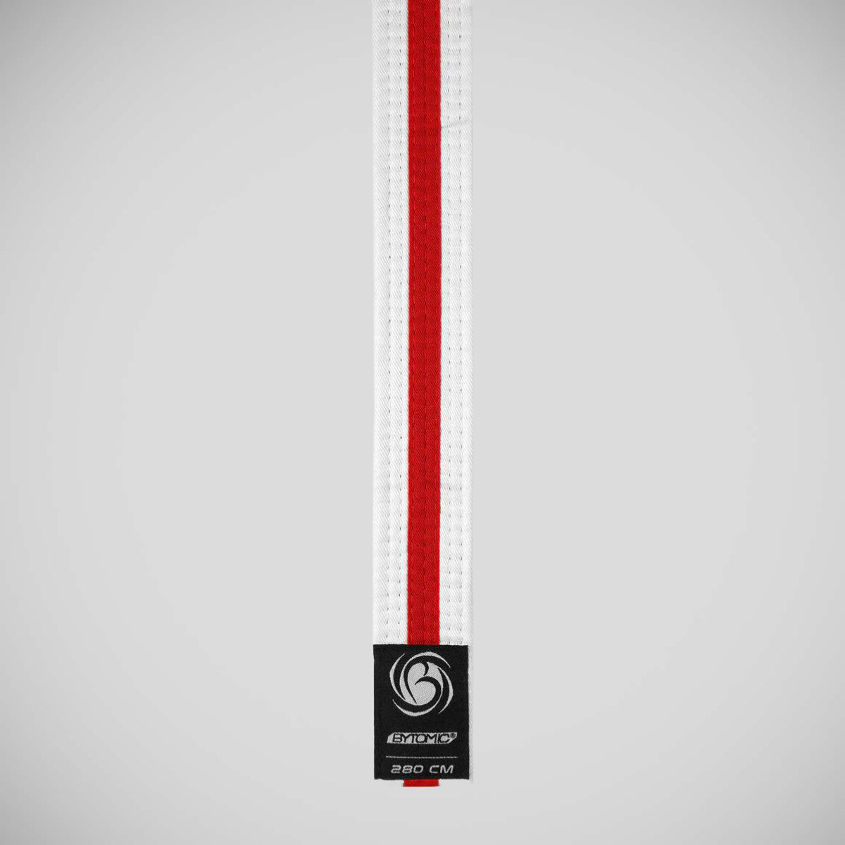 Bytomic Striped Polycotton Martial Arts Belt Pack von 10 Weiß/Rot