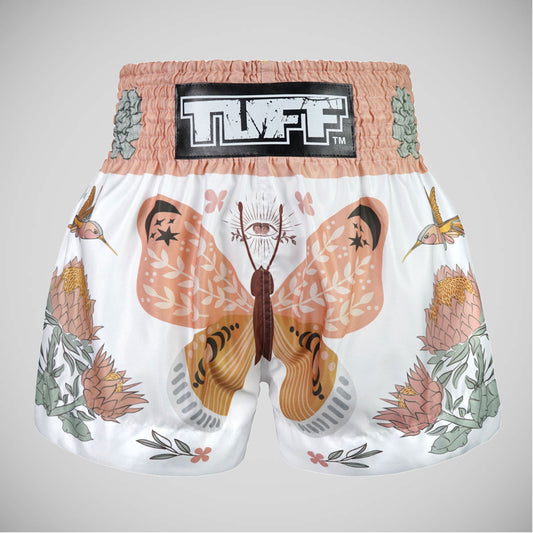 White TUFF Sport MS678 The Origin of Hope Muay Thai Shorts