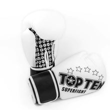 White Top Ten Superfight Boxing Gloves