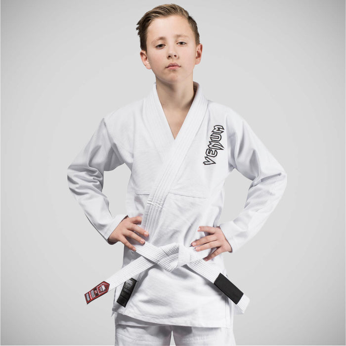 White Venum Contender Kids BJJ Gi   