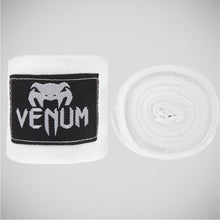 White Venum Kontact 4m Hand Wraps