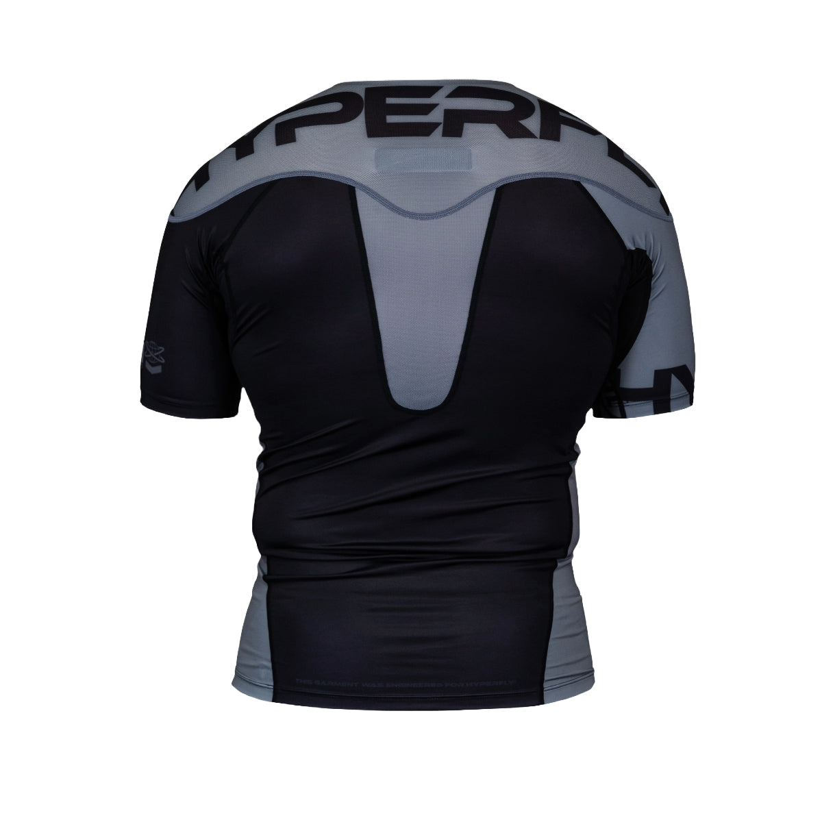 Hyperfly Supreme Edge Short Sleeve Rash Guard Wolf Grey