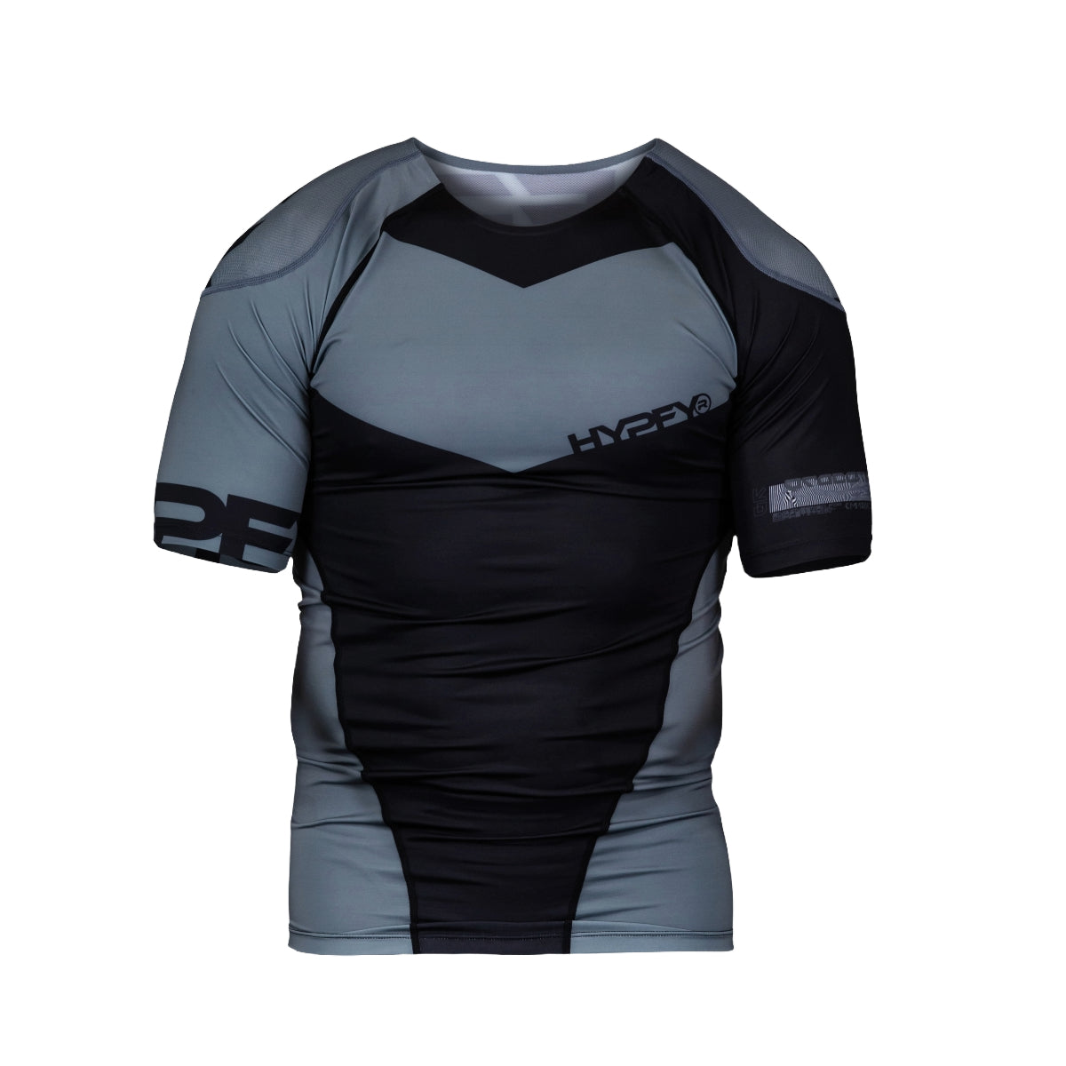 Hyperfly Supreme Edge Short Sleeve Rash Guard Wolf Grey