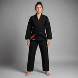 Fumetsu Womens Ghost V-Lite BJJ Gi Black/Yellow