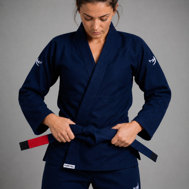 Fumetsu Womens Ghost V-Lite BJJ Gi Navy