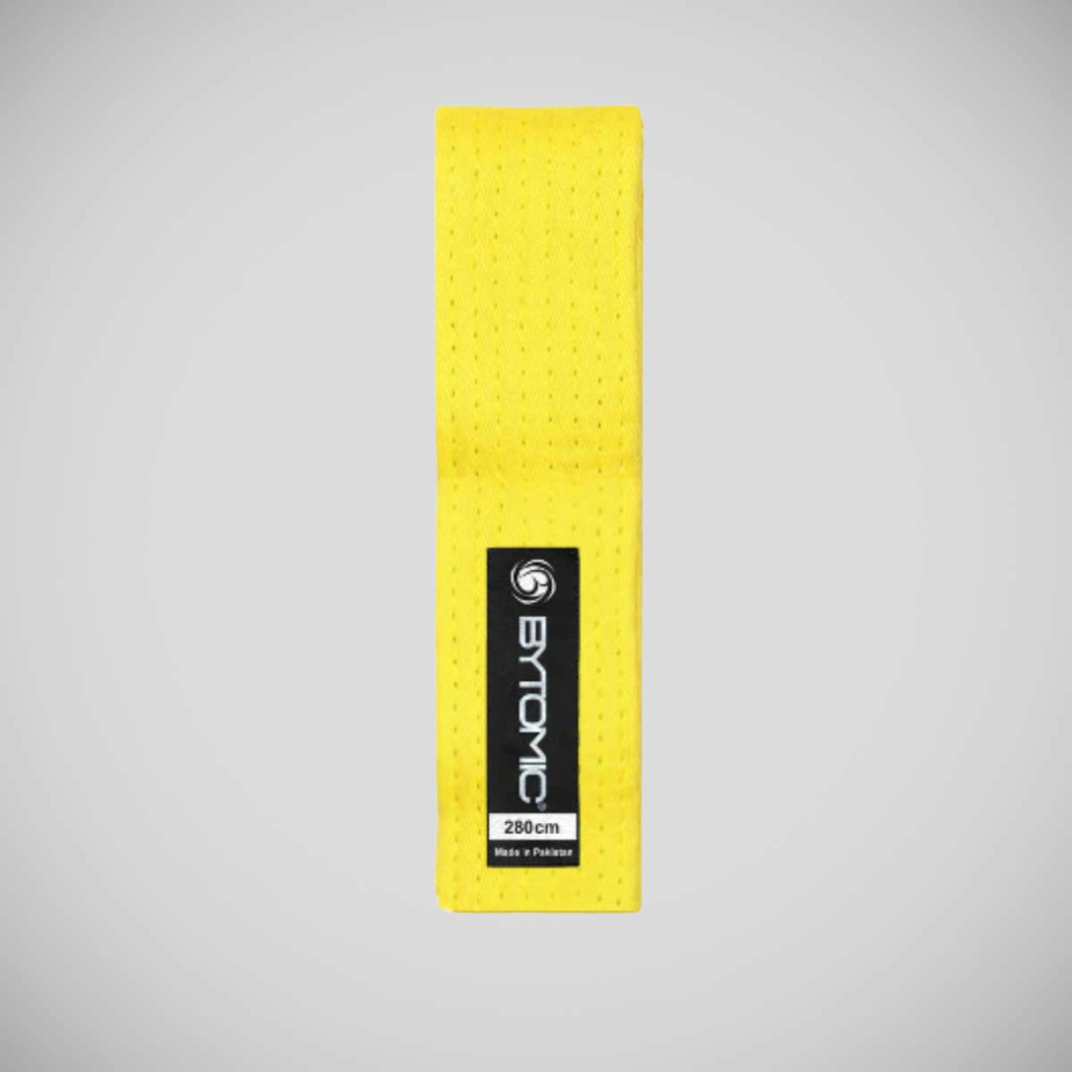 Yellow Bytomic Kids Martial Arts Belt from Made4Fighters
