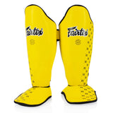 Fairtex SP5 Shin Guards Gelb