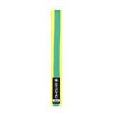 Yellow/Green Bytomic Coloured Stripe Martial Arts Belt   