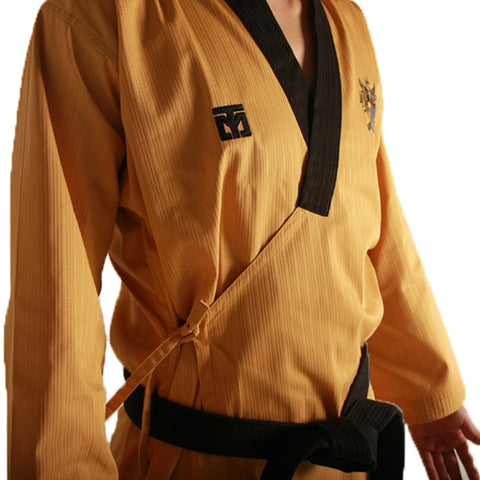 Yellow Mooto Taebek Poomsae High Dan Uniform