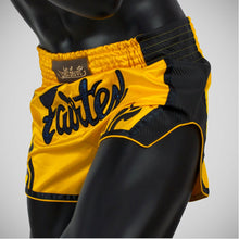 Yellow Fairtex BS1701 Slim Cut Muay Thai Shorts