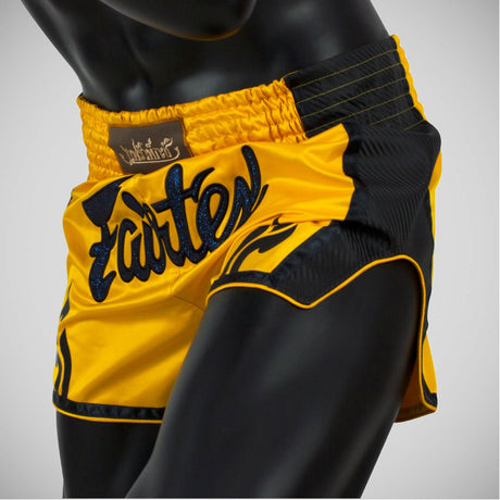 Fairtex BS1701 Slim Cut Muay Thai Shorts κίτρινο