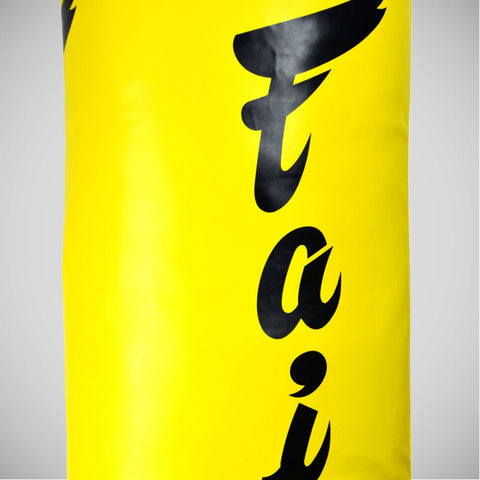 Yellow Fairtex HB6 6ft Muay Thai Banana Bag (un-filled)