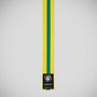 Yellow/Green Bytomic Striped Polycotton Martial Arts Belt Pack of 10