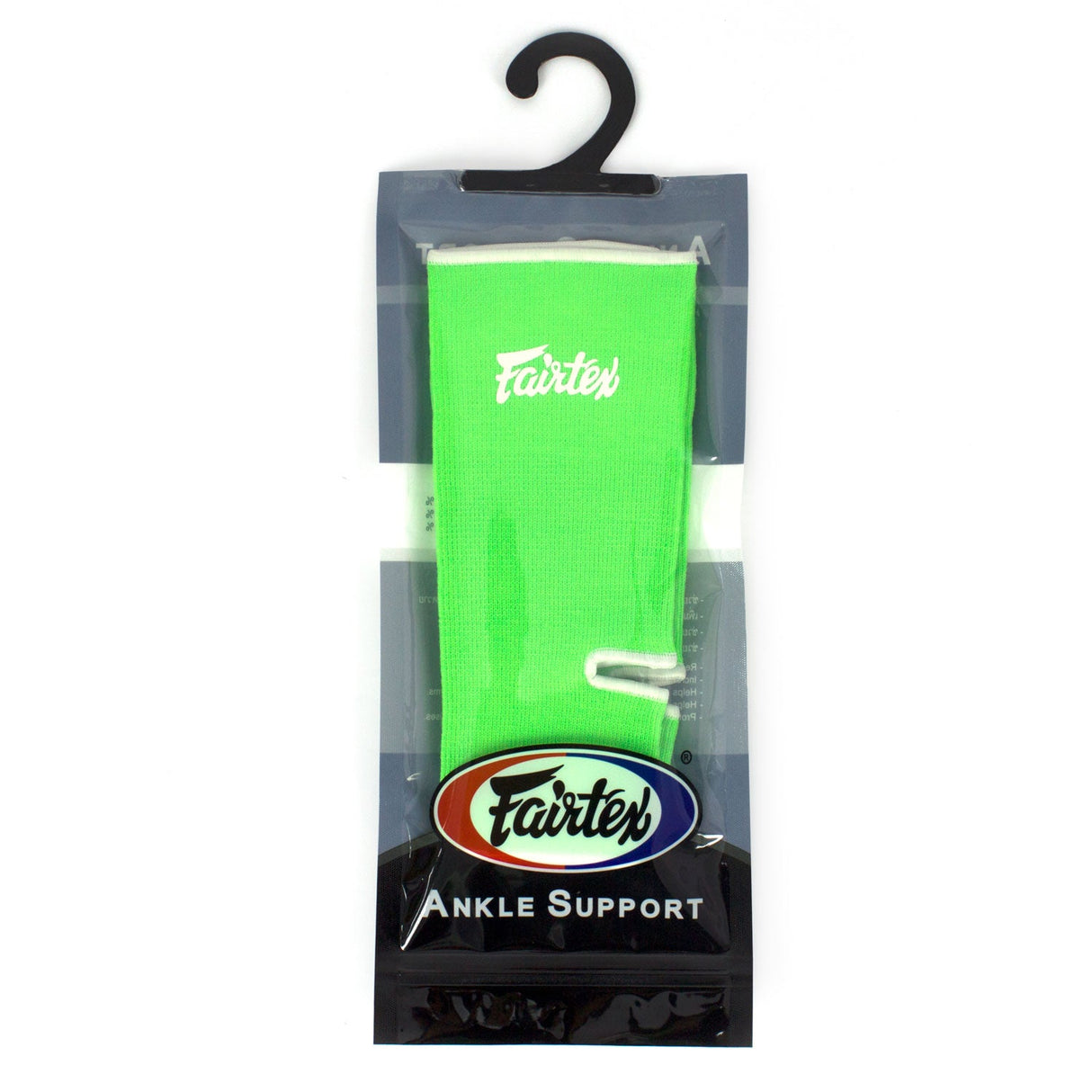 Fairtex AS1 Ankle Supports Green/White