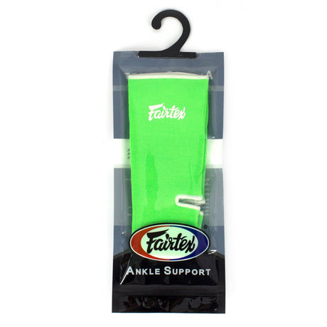 Fairtex AS1 Ankle Supports Green/White