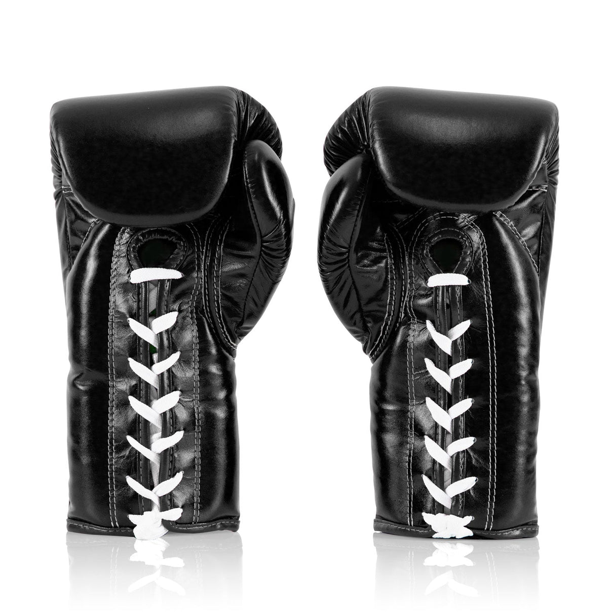 Fairtex BGL6 Lace-Up Competition Boxing Gloves Black