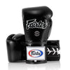 Fairtex BGL6 Lace-Up Competition Boxing Gloves Black