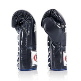 Fairtex BGL6 Lace-Up Competition Boxing Gloves Blue