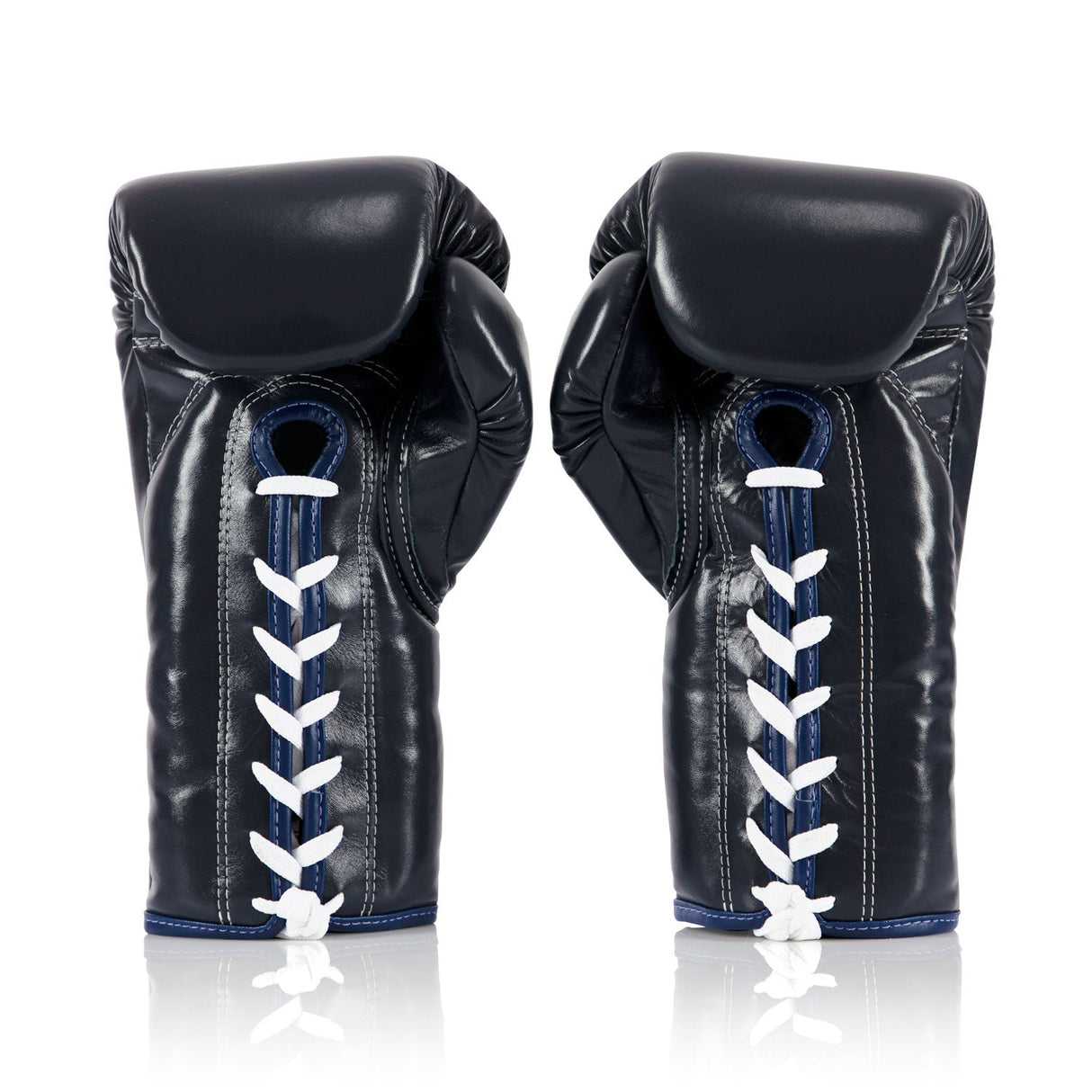 Fairtex BGL6 Lace-Up Competition Boxing Gloves Blue