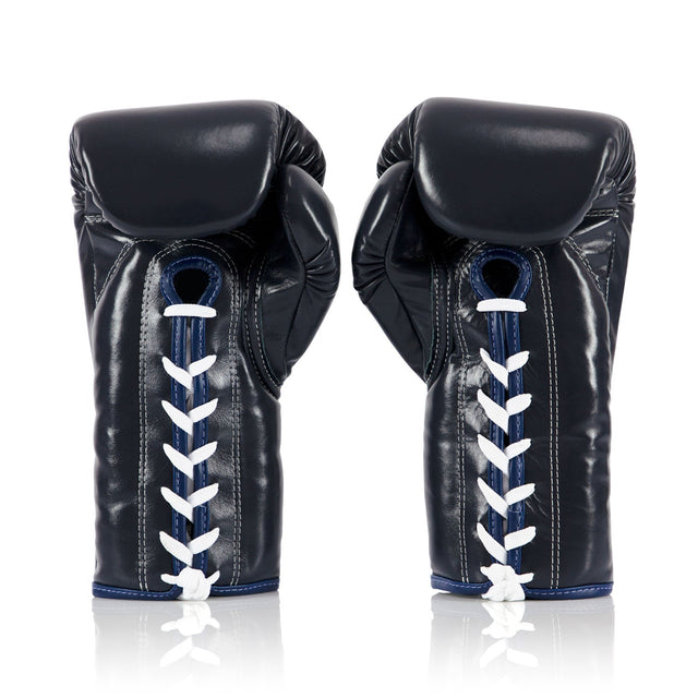 Fairtex BGL6 Lace-Up Competition Boxing Gloves Blue
