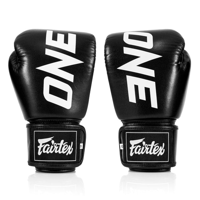 Fairtex X ONE Championship Boxing Gloves Black
