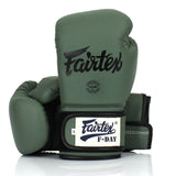 Fairtex BGV11 F-Day Boxing Gloves Olive Green