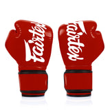 Fairtex BGV14 Microfibre Boxing Gloves Red