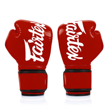 Fairtex BGV14 Microfibre Boxing Gloves Red