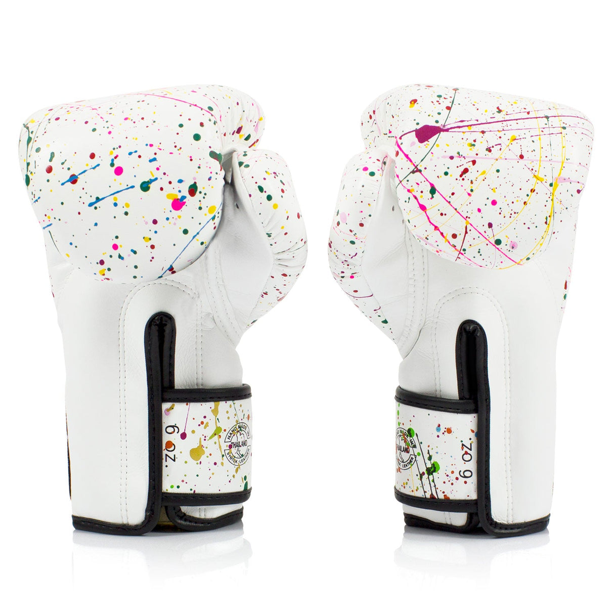 Fairtex BGV14PT Painter Microfibre Boxing Gloves White