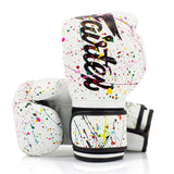 Fairtex BGV14PT Painter Microfibre Boxing Gloves White