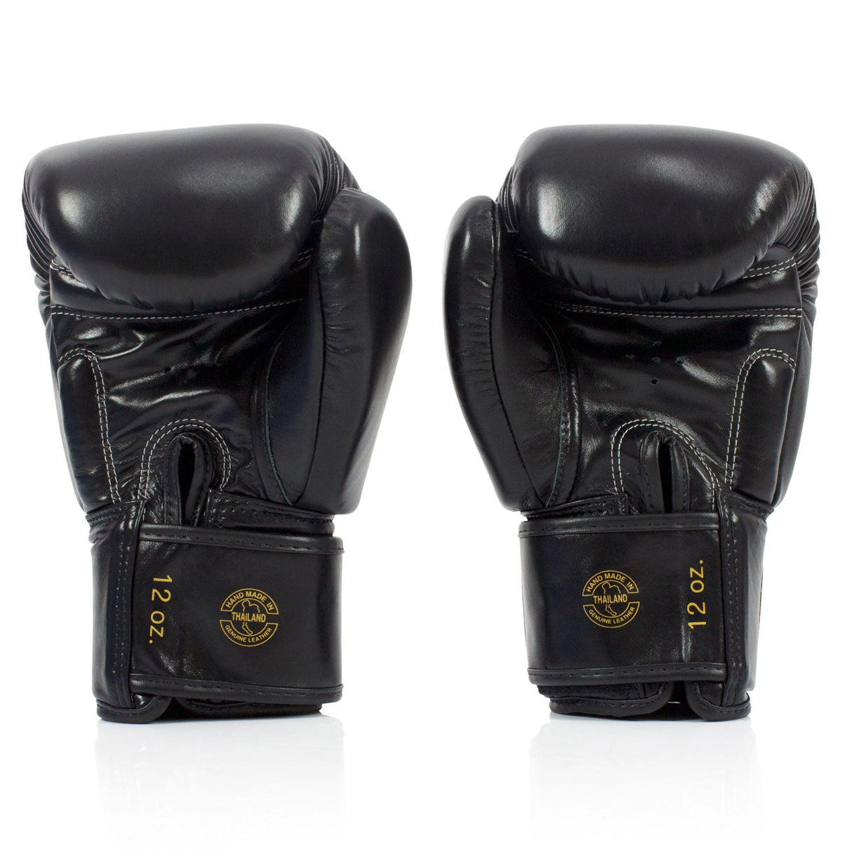 Fairtex BGV19 Deluxe Tight-Fit Boxing Gloves Black