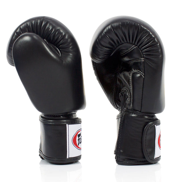 Fairtex BGV19 Deluxe Tight-Fit Boxing Gloves Black