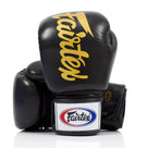 Fairtex BGV19 Deluxe Tight-Fit Boxing Gloves Black